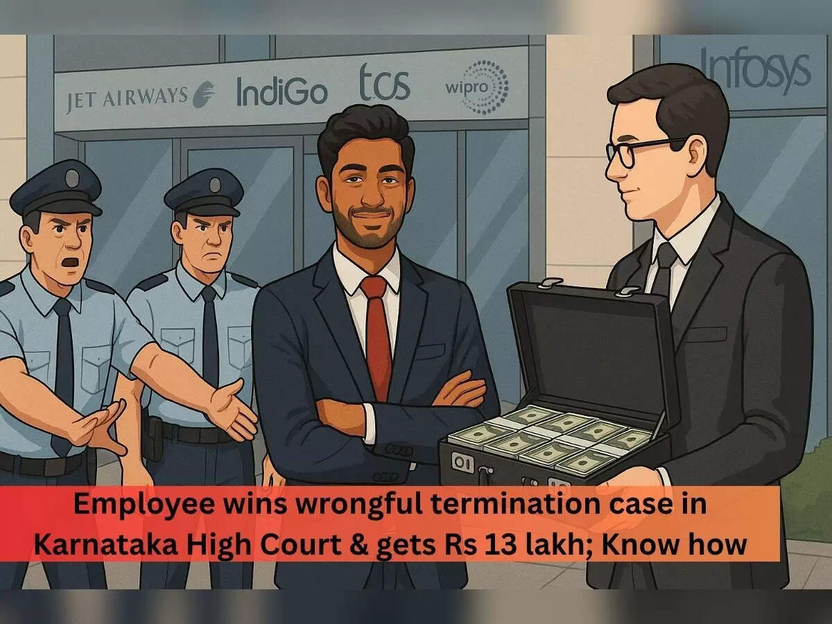Employee got Rs 13 lakh after winning wrongful termination case, but company became insolvent; Karnataka High Court orders release of Rs 13 lakh to him
