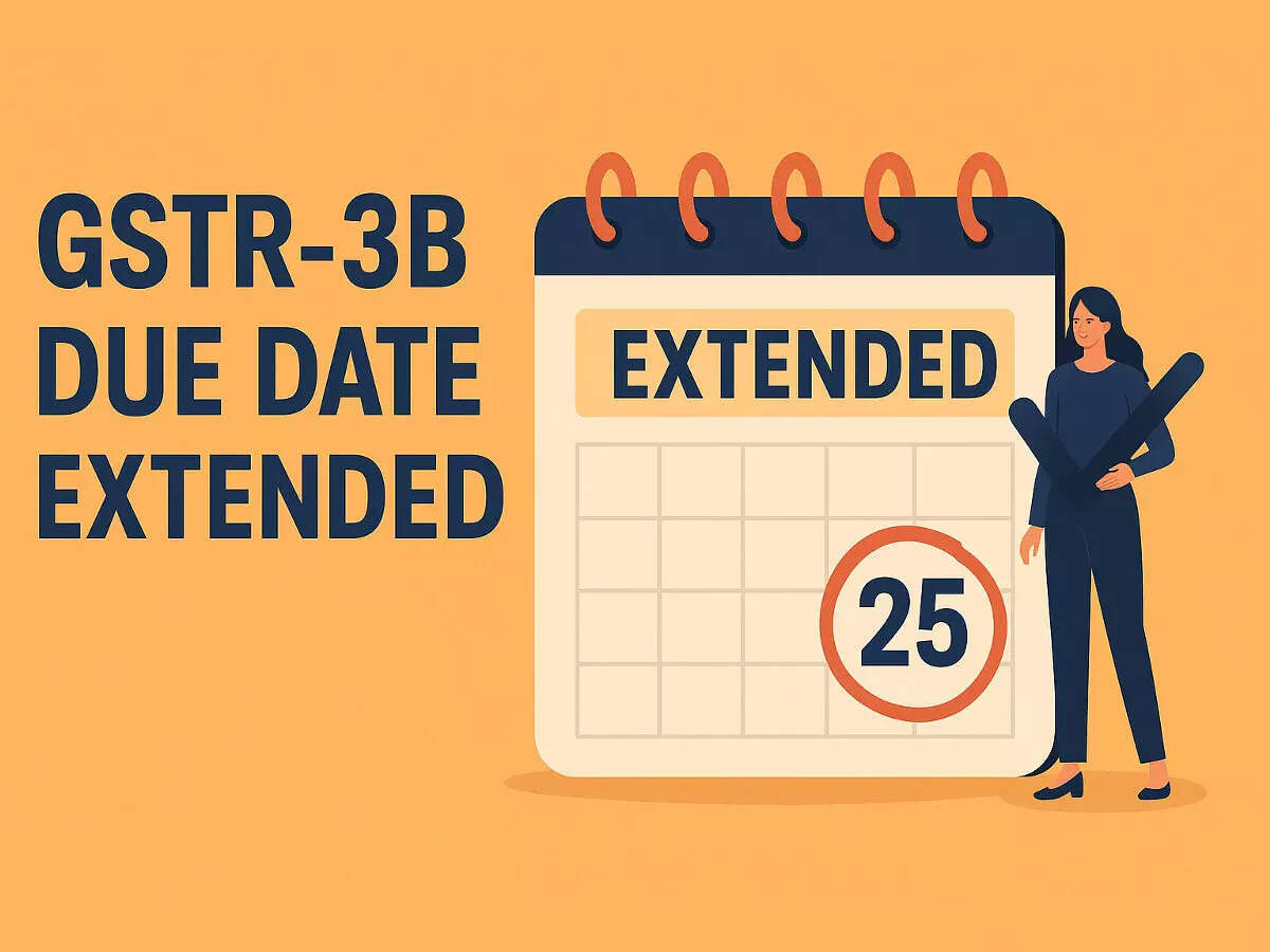 Good news: GSTR-3B due date extended to October 25, 2025