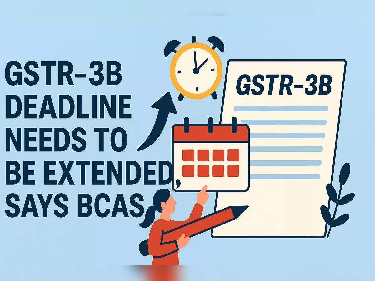 GST return due date clash with Diwali: BCAS urges extension of GSTR-3B filing date - The Economic Times