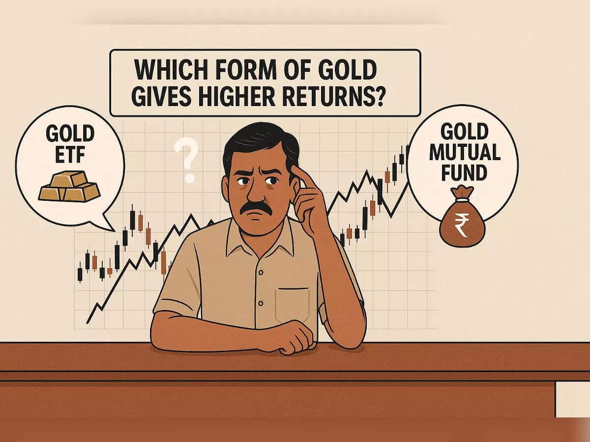 Investing in Gold ETF vs Gold Mutual Funds: Which form of gold gives you higher returns?