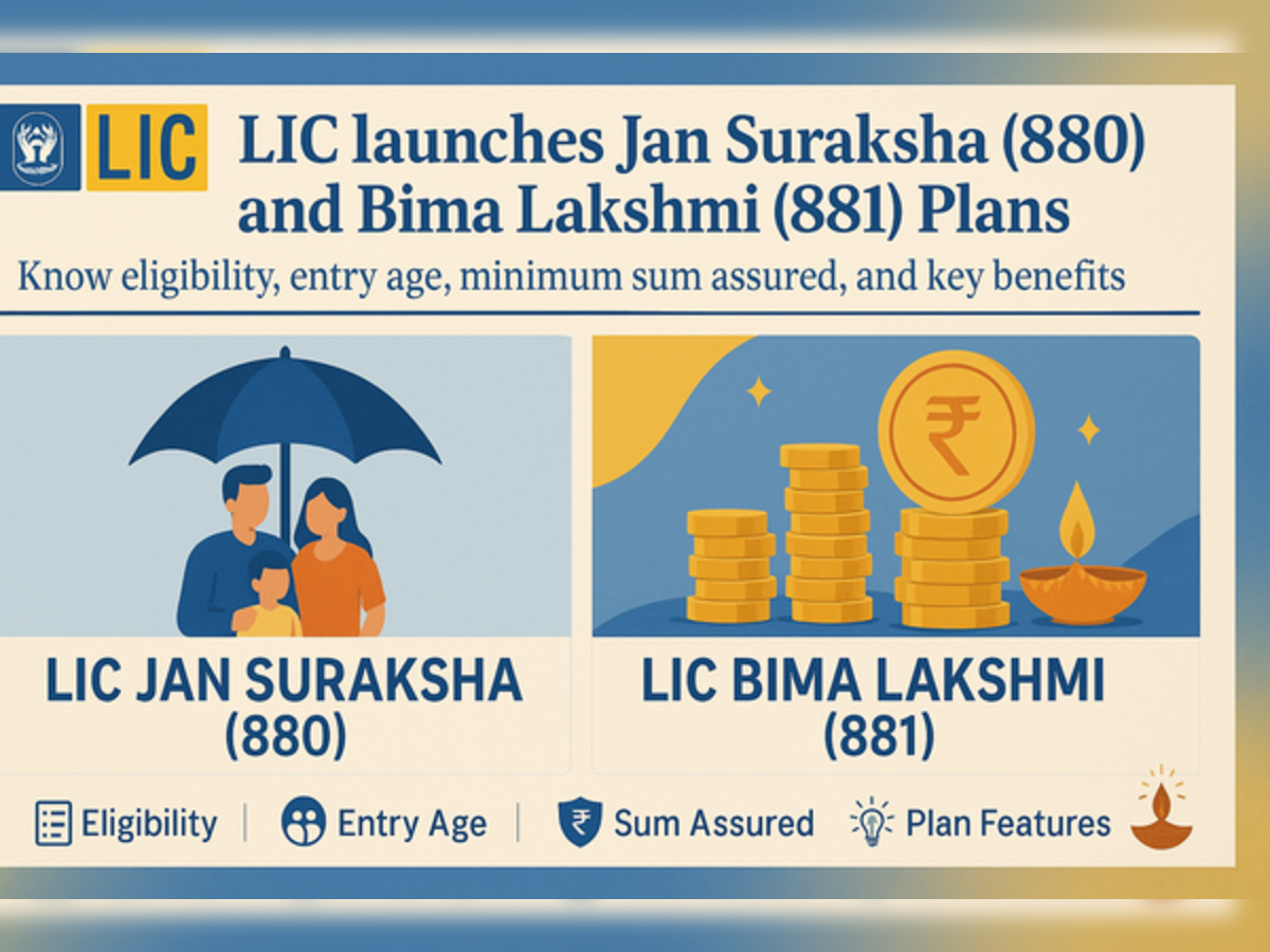 LIC launches Jan Suraksha (880) and Bima Lakshmi (881) plans: Check eligibility criteria, minimum sum assured, entry age and other features