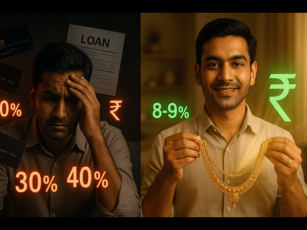 Save big by pledging gold in your locker: When gold loans beat personal loans and credit cards