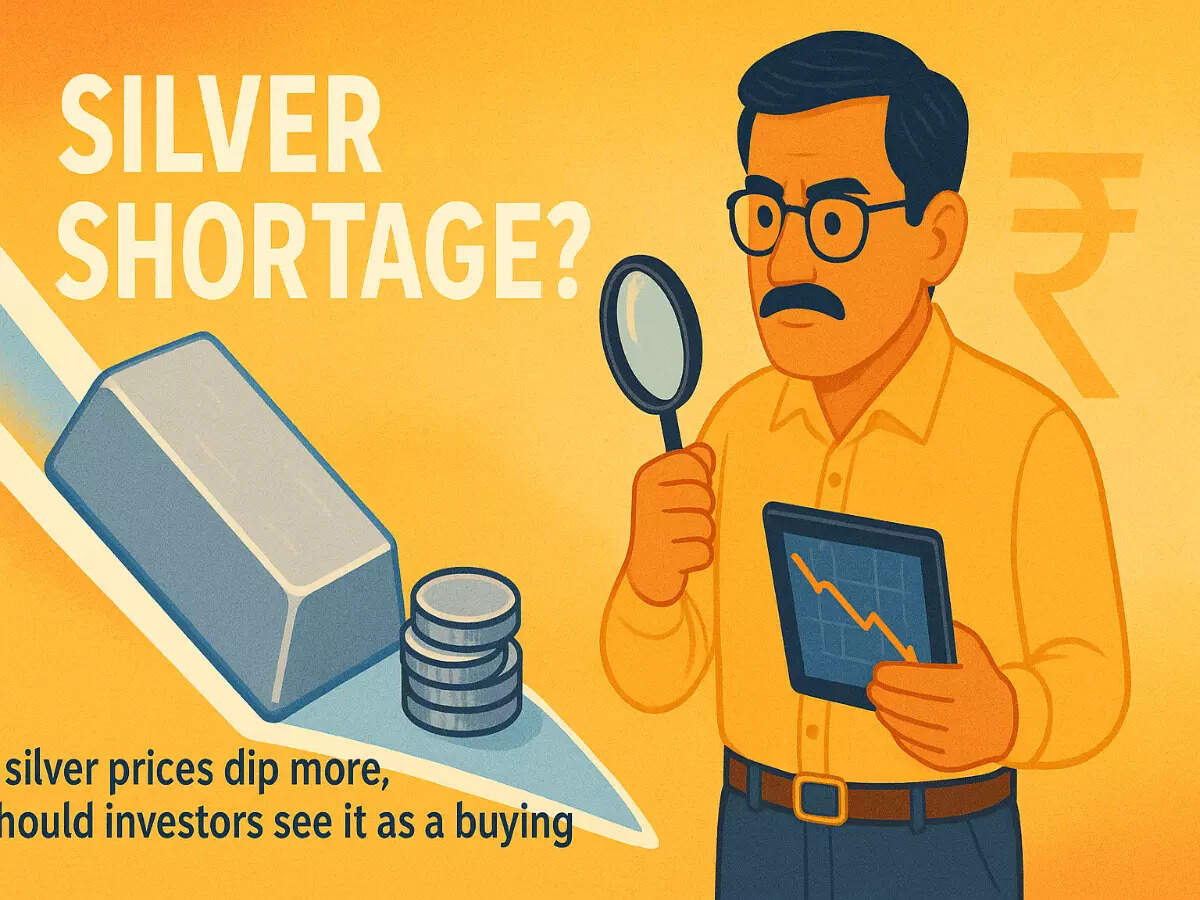 Silver prices fall: If white metal's rates dip further, should investors see it as buying opportunity?