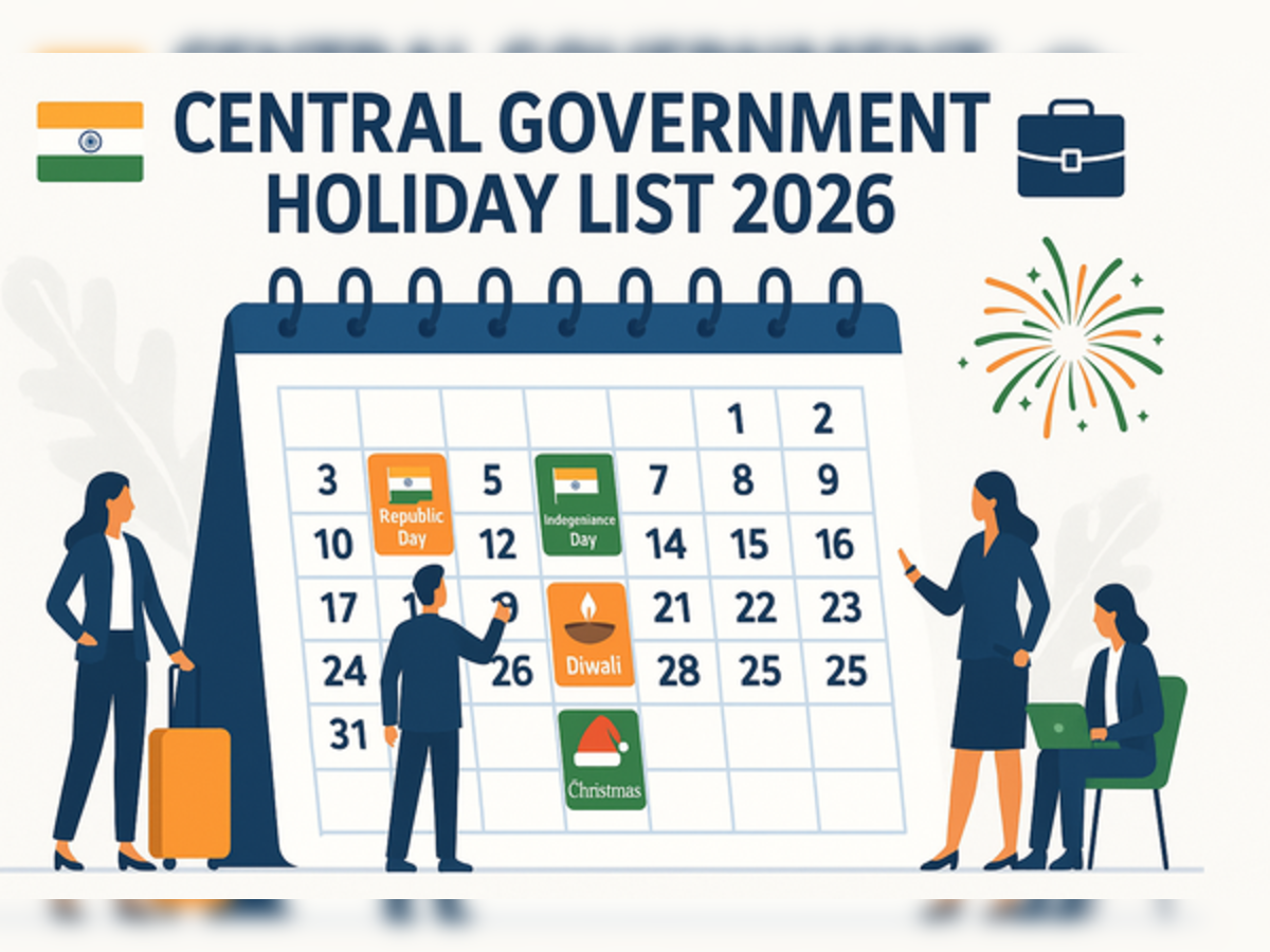 Central government holiday list 2026: Govt offices across India will be closed on these days