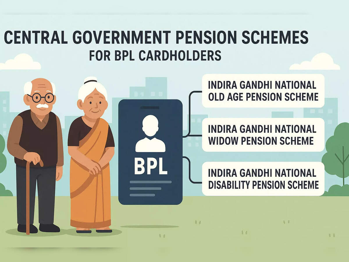 Five central government pension schemes every BPL cardholder can apply for online or offline