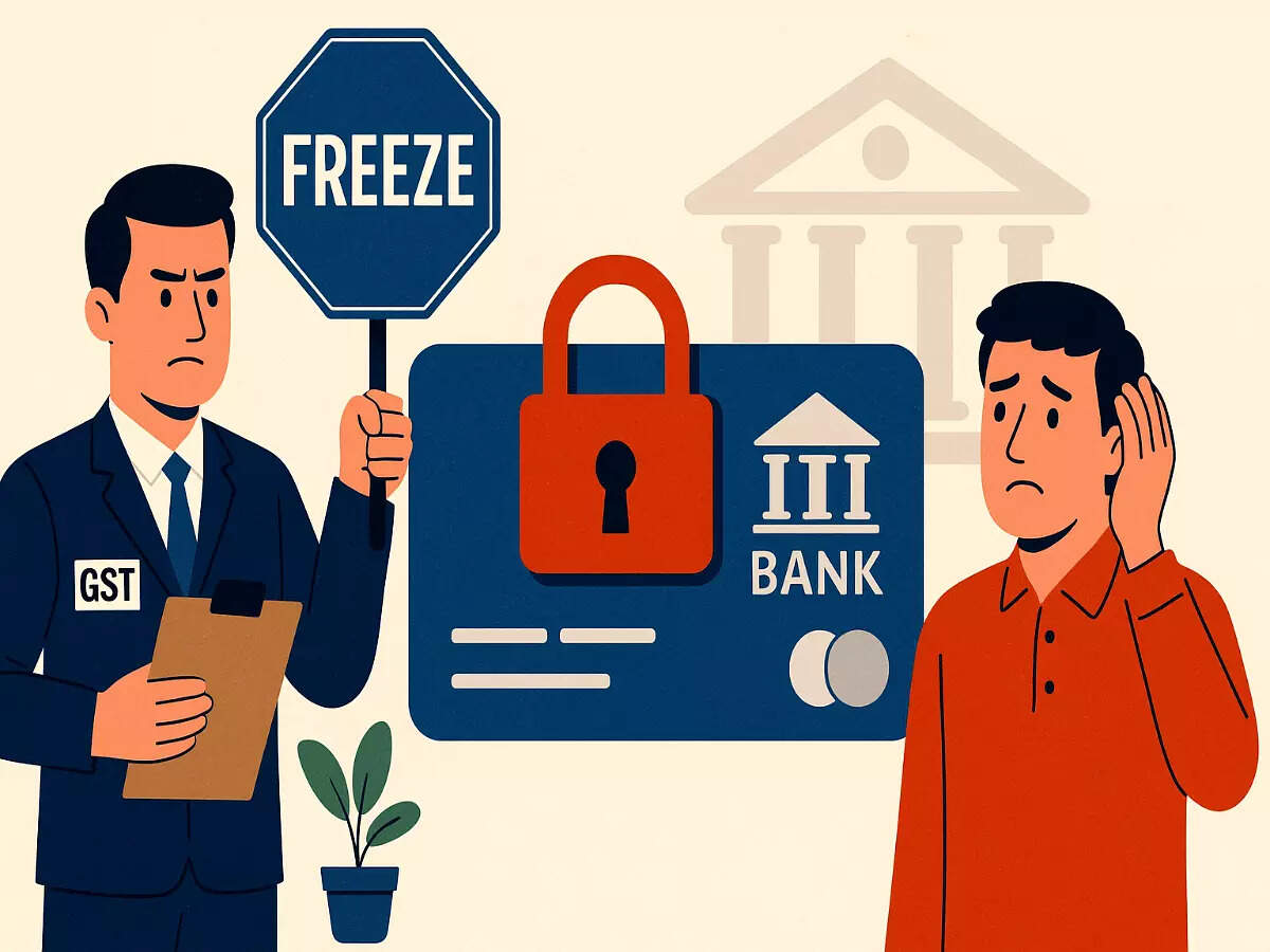 GST department can freeze your bank account! Here's what you should do if it happens with you