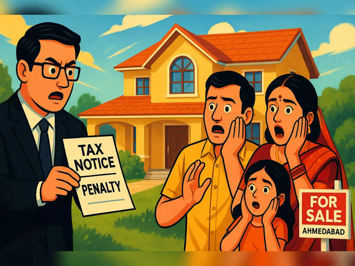 Homebuyer asked to pay penalty for not correctly calculating his tax exemption claim under Section 54F; ITAT Ahmedabad gives relief to him