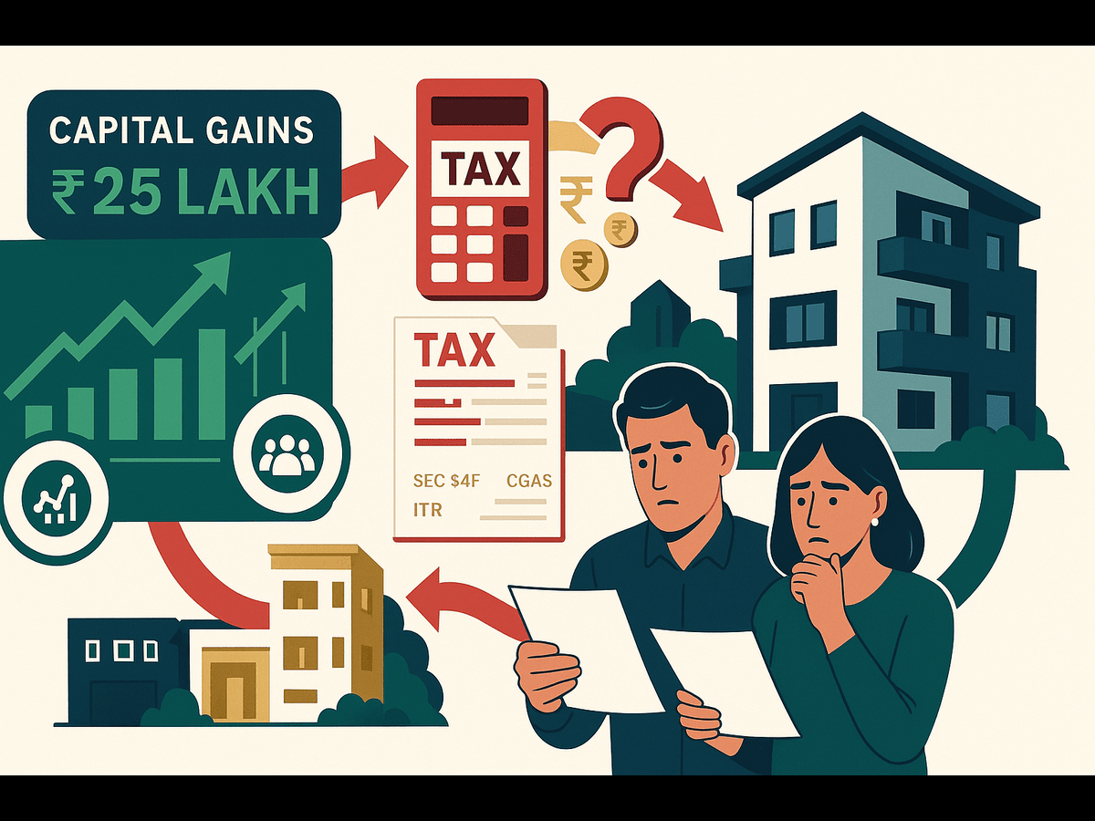 I sold equities with capital gains of Rs 25 lakh, can I save tax by reinvesting it in property?
