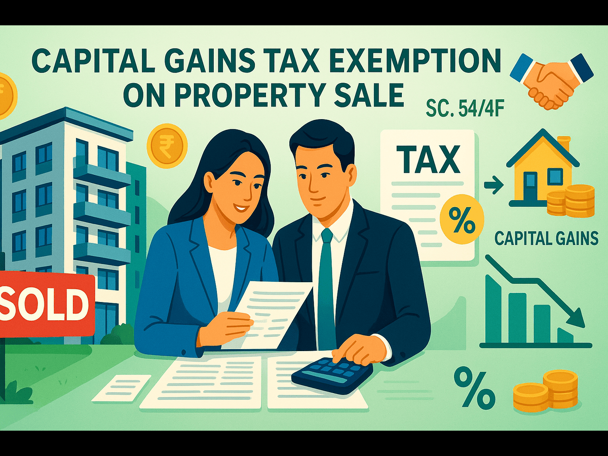 I want to sell a flat bought in wife’s name. What is the best way to claim capital gain exemption?