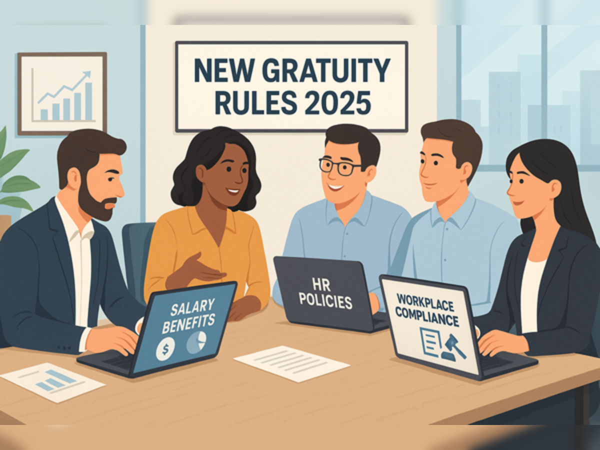 New Gratuity Rules 2025: 4 things salaried employees must know about updated Labour Code guidelines