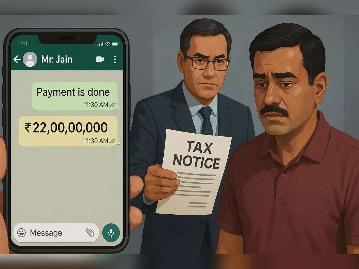 Tax dept’s Rs 22-crore notice based on WhatsApp chat struck down by ITAT Delhi for lack of credible proof