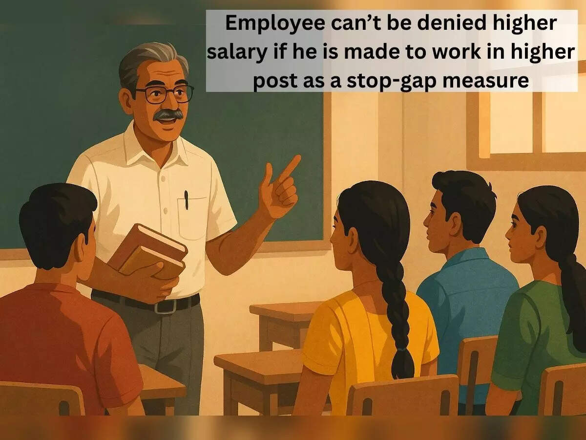 Acting head master deserves full salary for higher post, says Allahabad High Court