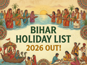 Image for Bihar government holiday list 2026 released: Full list of general, restricted holidays for state govt employees