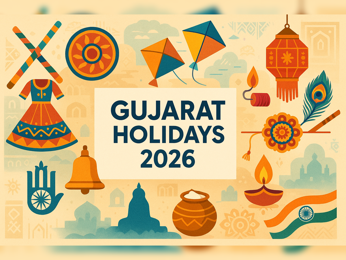 Gujarat public holidays 2026: Full list of Gujarat state government public and optional holidays in new year