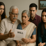 I have a brother and a sister, but no family partition deed. How will my parents’ property be divided after their death?