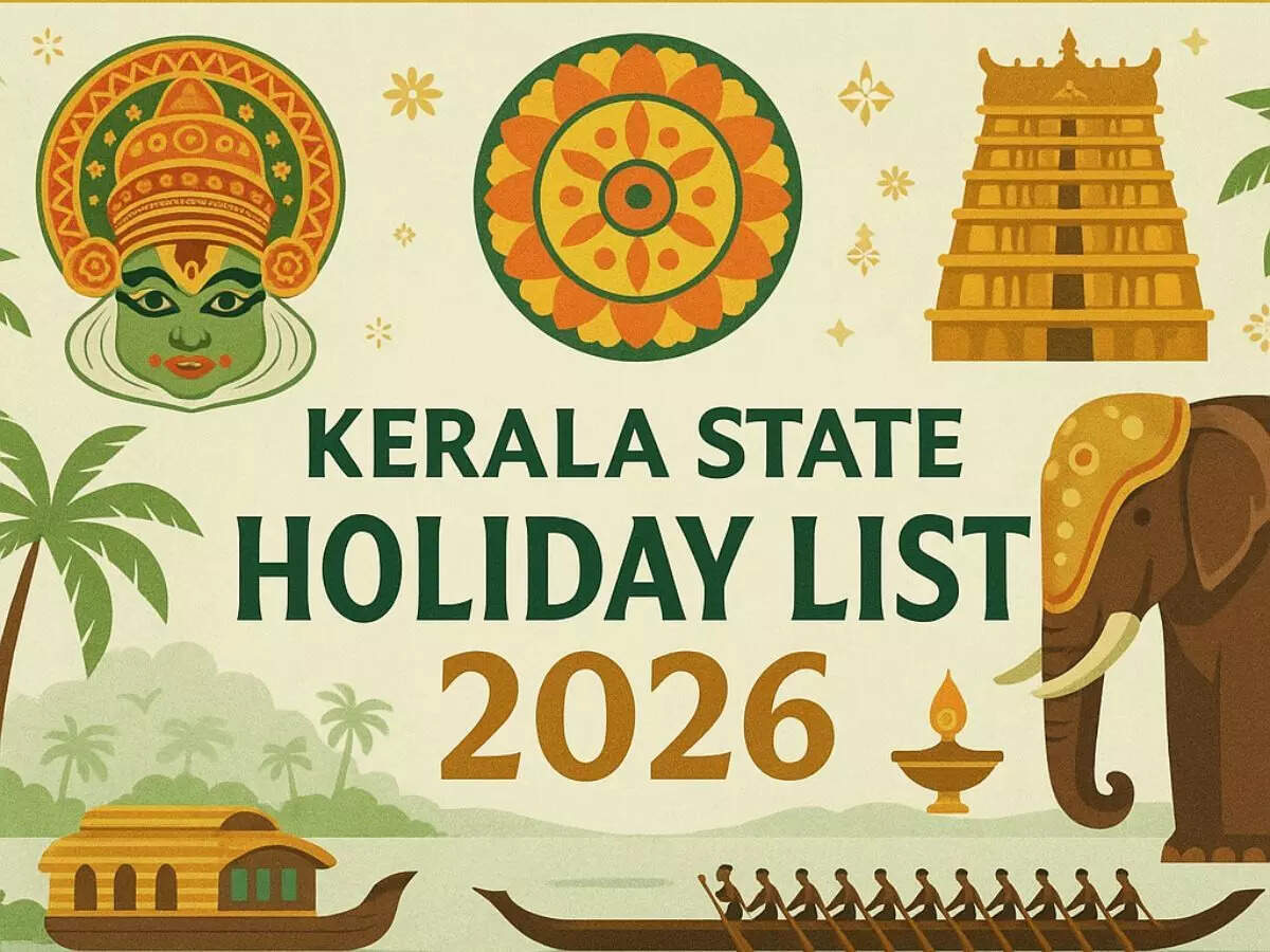 Kerala government holiday list 2026: State govt offices, banks &amp; other institutions to remain shut on these dates