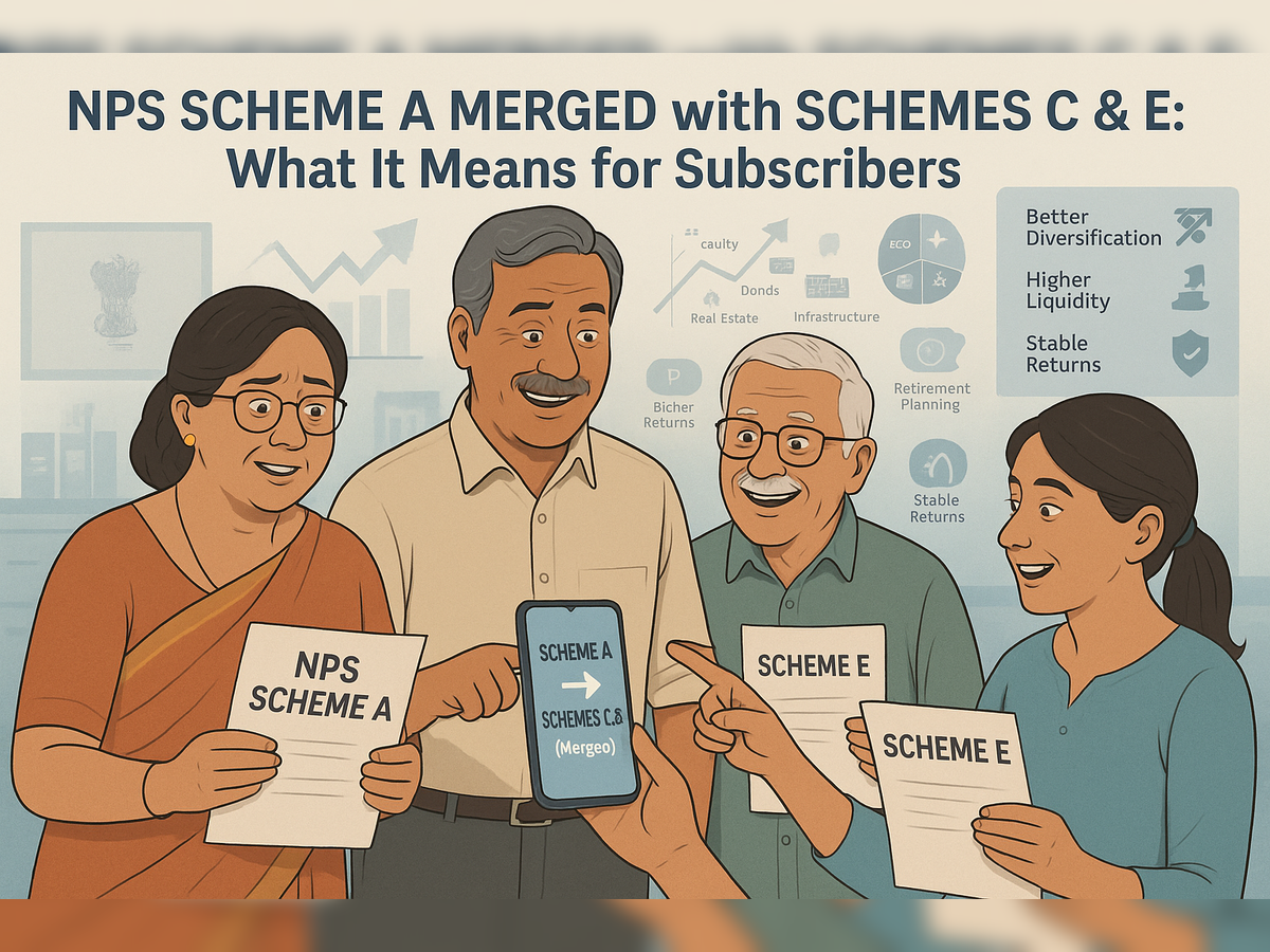 NPS merges Scheme A with C, E: What option do existing National Pension System Tier I A-category subscribers now have?