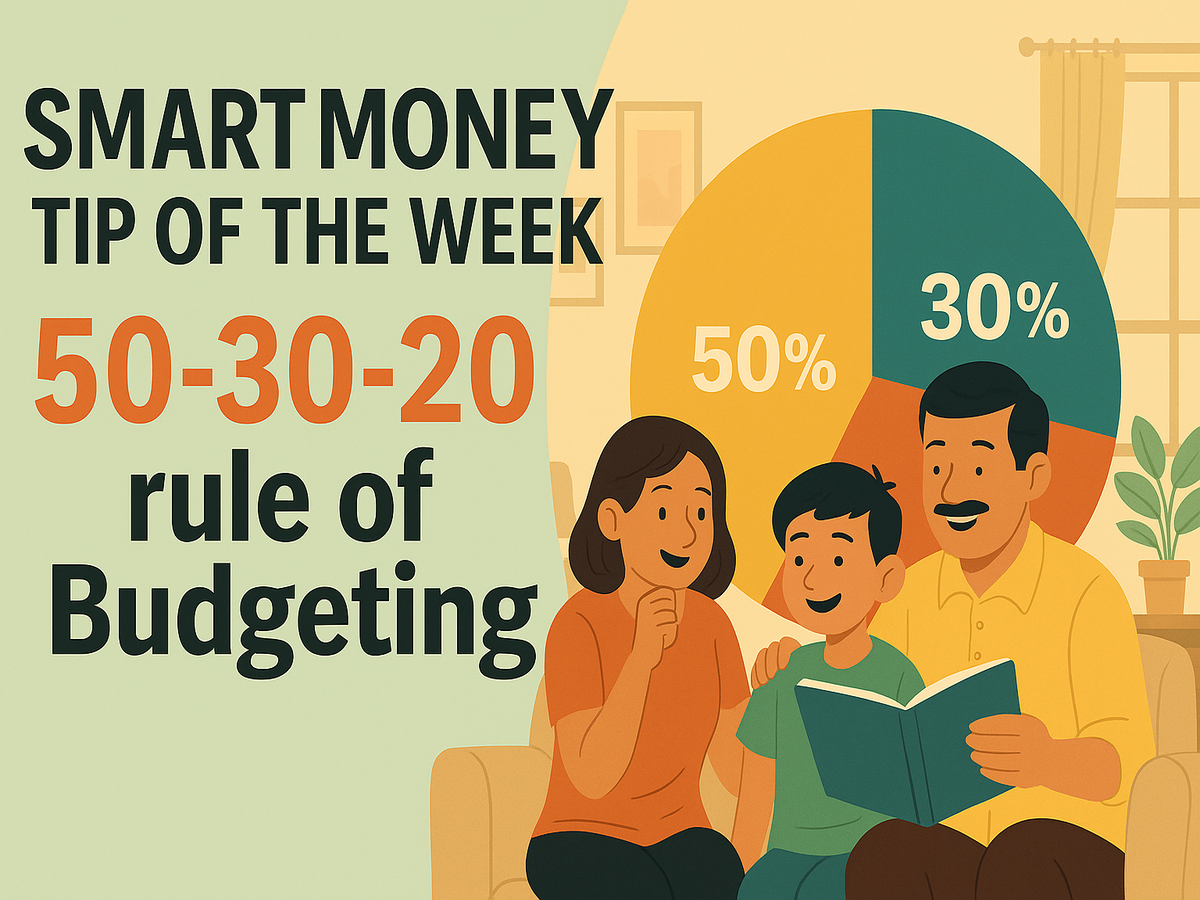 Smart Money Tip of the Week: How the 50-30-20 rule helps you take charge of your money