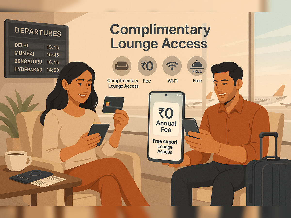 Zero, low-fee credit cards with free airport lounge access: Want free airport lounge access without paying a rupee? Check these cards